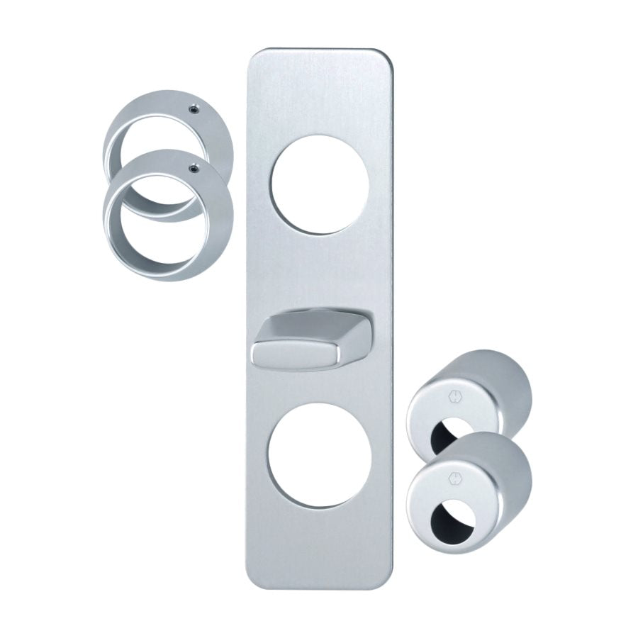 Behörssats vredskylt för 2002 F1 aluminium silver