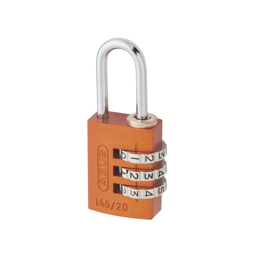 Hänglås 145/20 komb orange SB