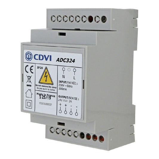 Transformator Stabiliserad Adc324 24Vdc 2A Din