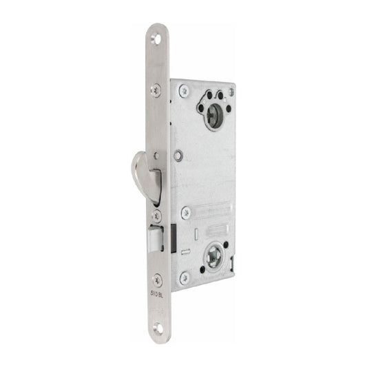 Låshus 510-50 BL höger – Rostfri, Klass 5, 50 mm