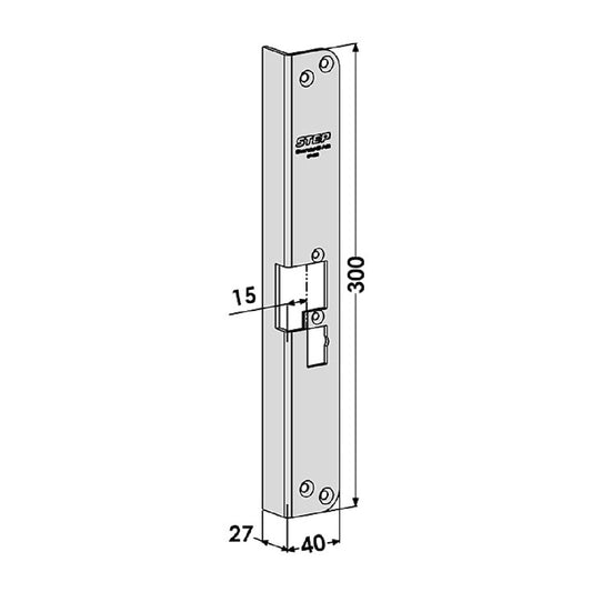 Monteringsstolpe ST4058 plan höger