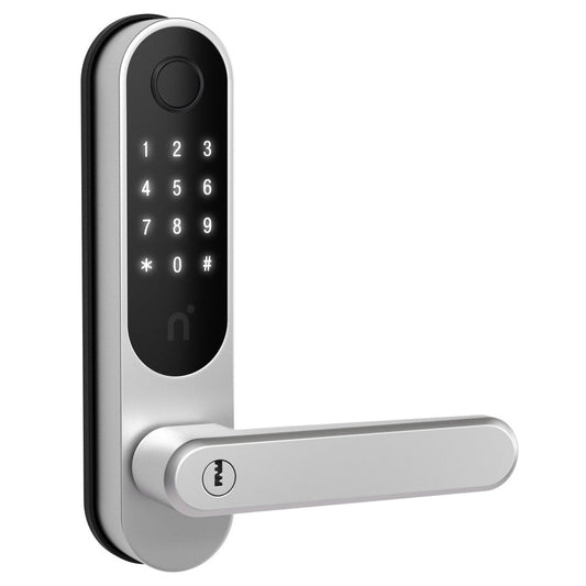 Kodlås Touch Pro touchknappar RFID finger silver/svart