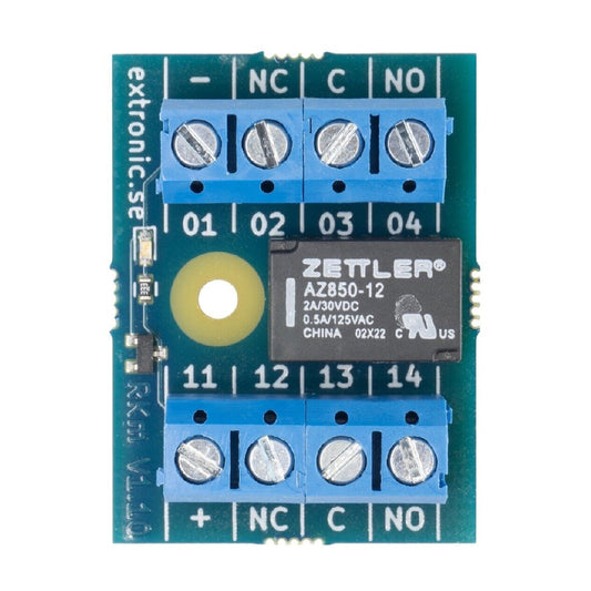 Reläkort RKm 12/24VDC självhäftande