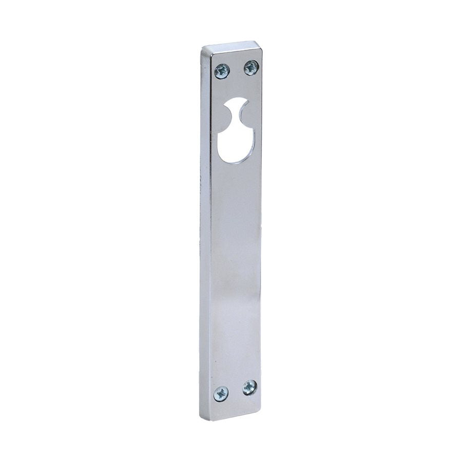 Cylinderskylt 12mm insida krom