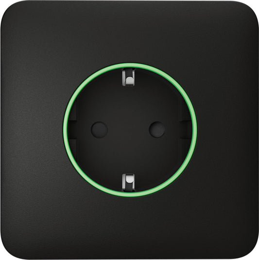 Vägguttag lock enkel svart