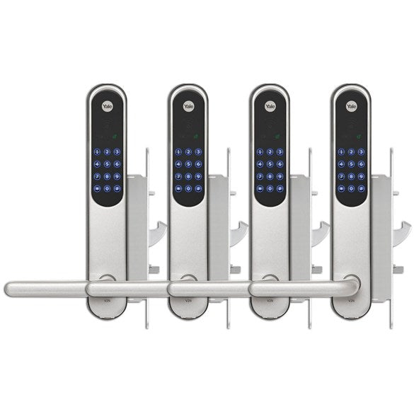 Kodlås Doorman Classic silver 4-pack