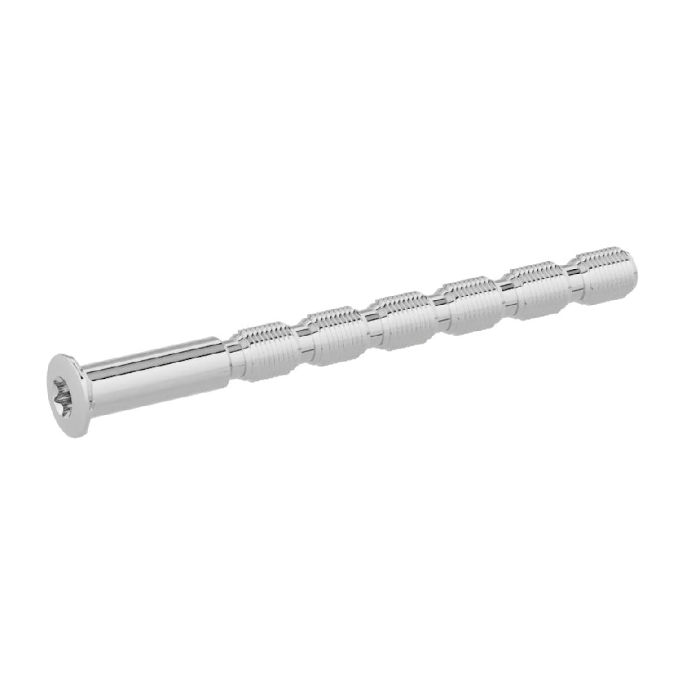 Vredskruv M5 105mm midjor krom